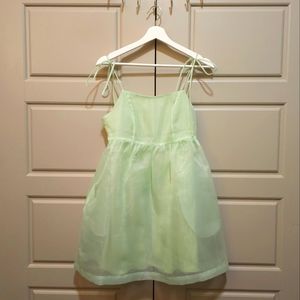 Babydoll Dress with Tie Straps